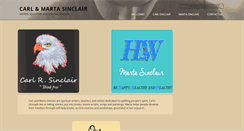 Desktop Screenshot of carl-marta-sinclair.com