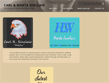 Tablet Screenshot of carl-marta-sinclair.com